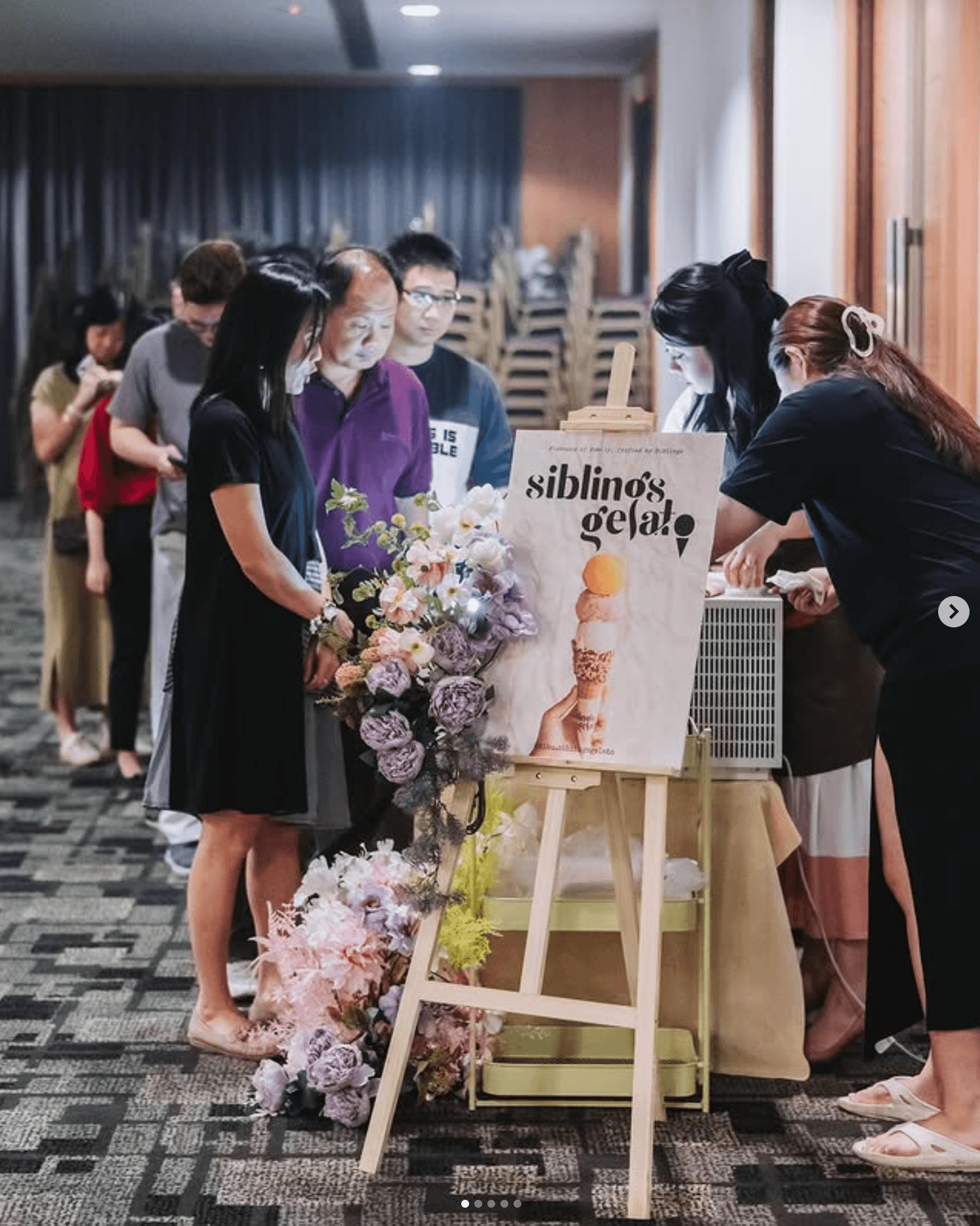 Gelato Cart with Staff